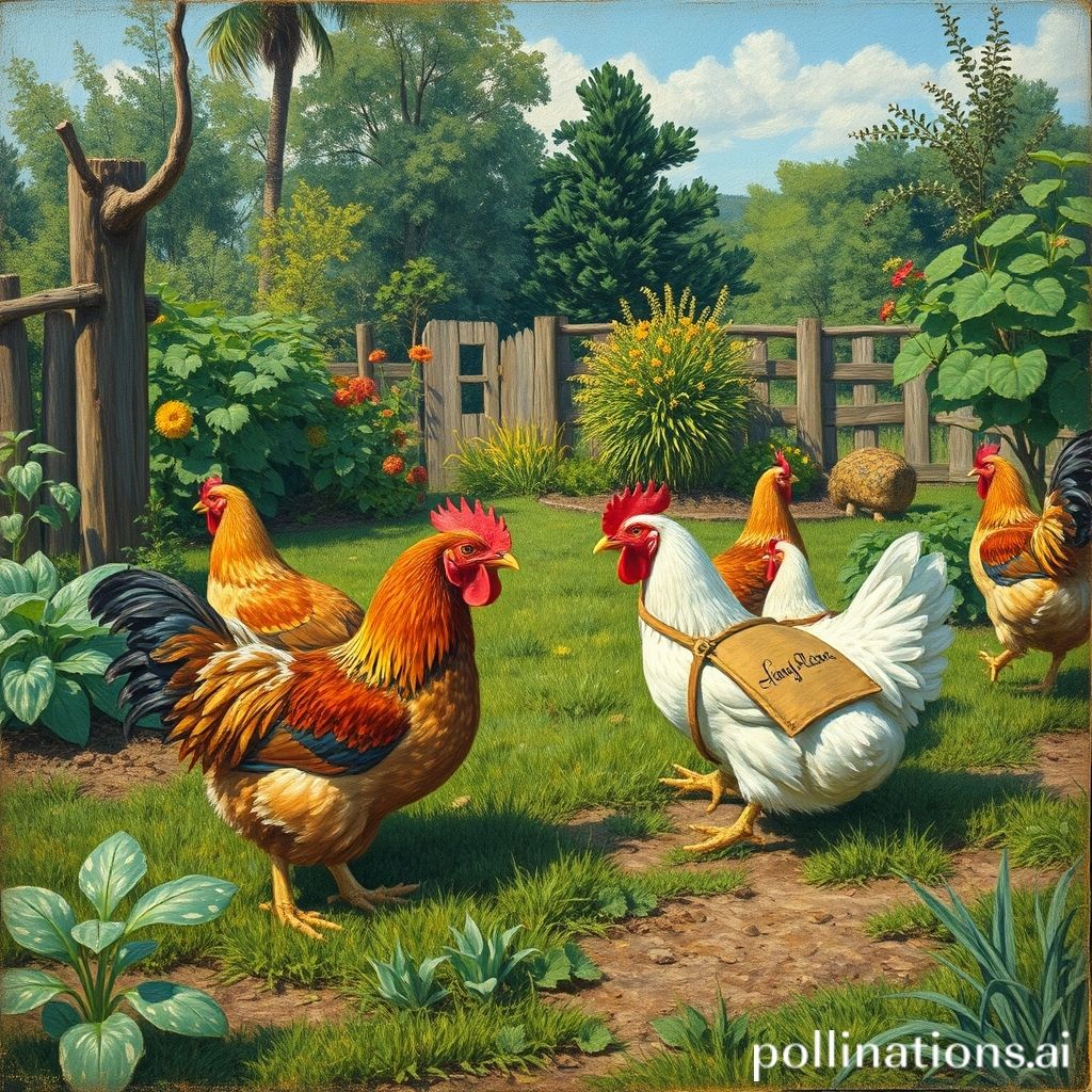 how to keep chickens out of the garden